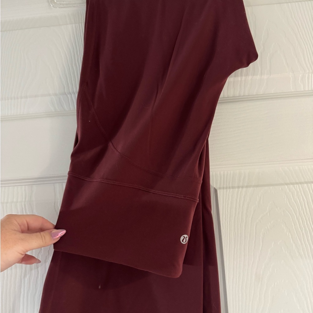 lululemon athletica Women's Maroon Groove Flare Pants